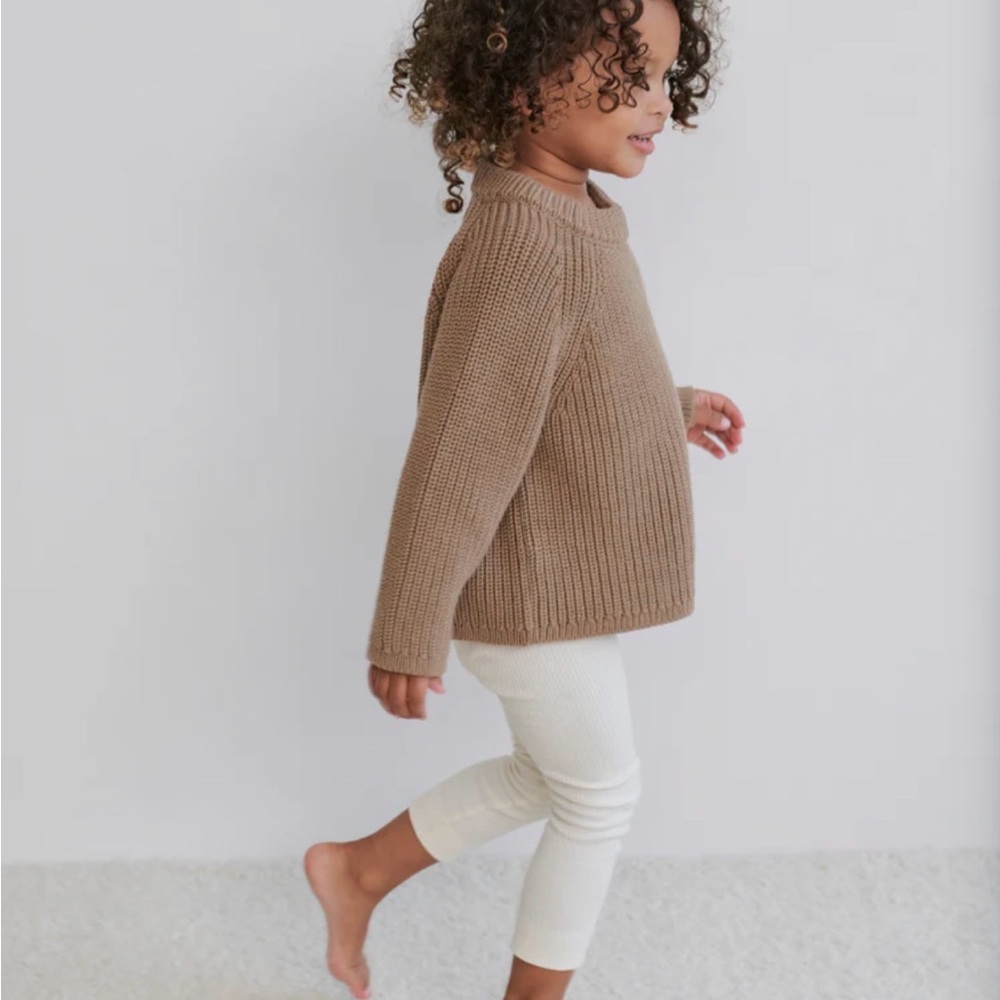 Jenni Kayne Brown Kids Sweater